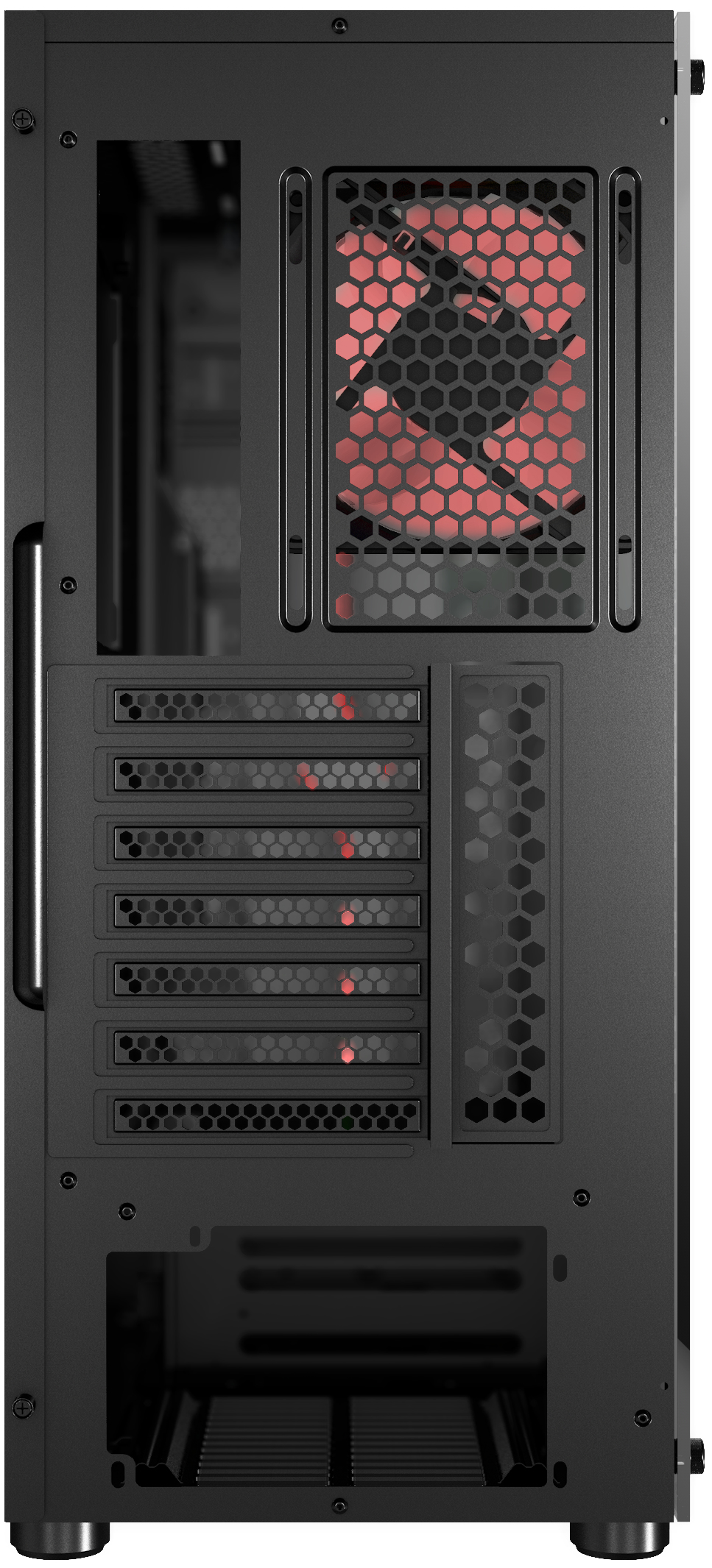 MSI MAG VAMPIRIC 011C Mid Tower Gaming Computer Case 'Black AMD RYZEN Edition – image 6