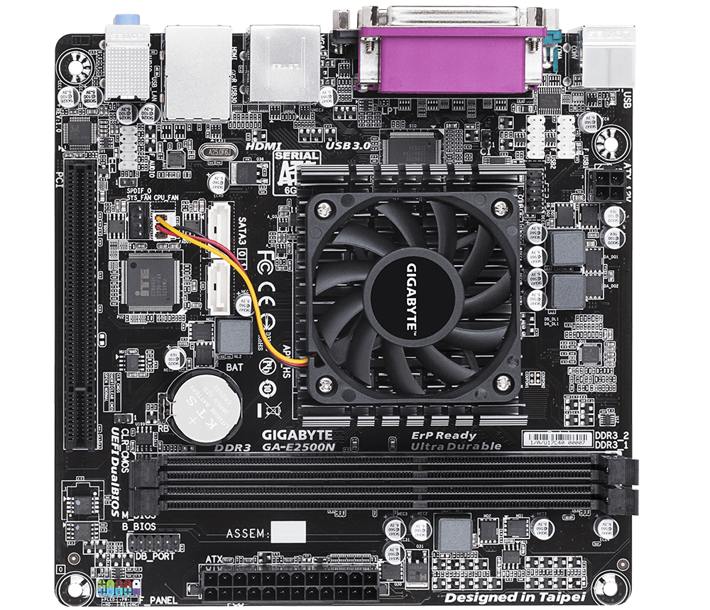 GIGABYTE GA-E2500N Socket FT3 mini ITX – image 2