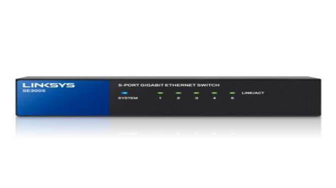 Linksys SE3005 network switch Unmanaged L2 Gigabit Ethernet (10/100/1000) Black – image 1