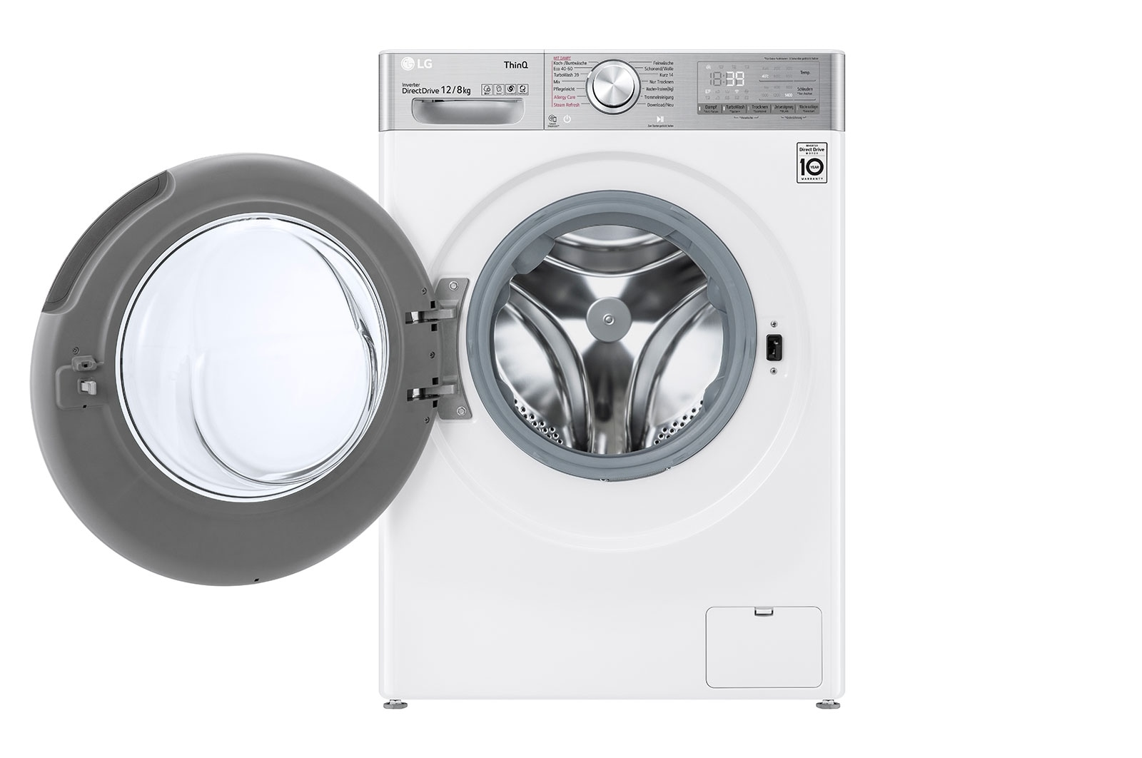 LG V9WD128H2 washer dryer Freestanding Front-load White – image 2