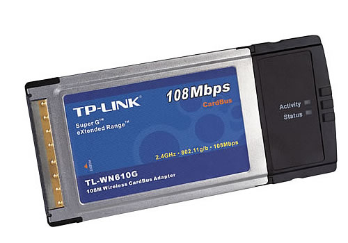 TP-Link 108Mbps Wireless CardBus Adapter