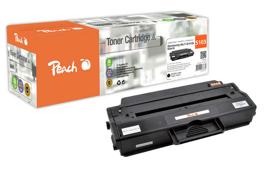 Peach PT379 toner cartridge 1 pc(s) Compatible Black
