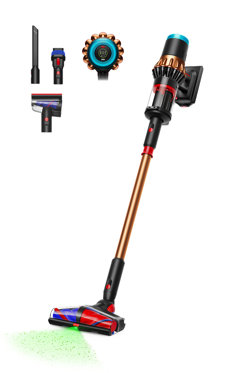 Dyson V16 Piston Animal 2-in-1 stick vacuum Battery Dry HEPA Bagless 1.3 L 900 W Black, Copper