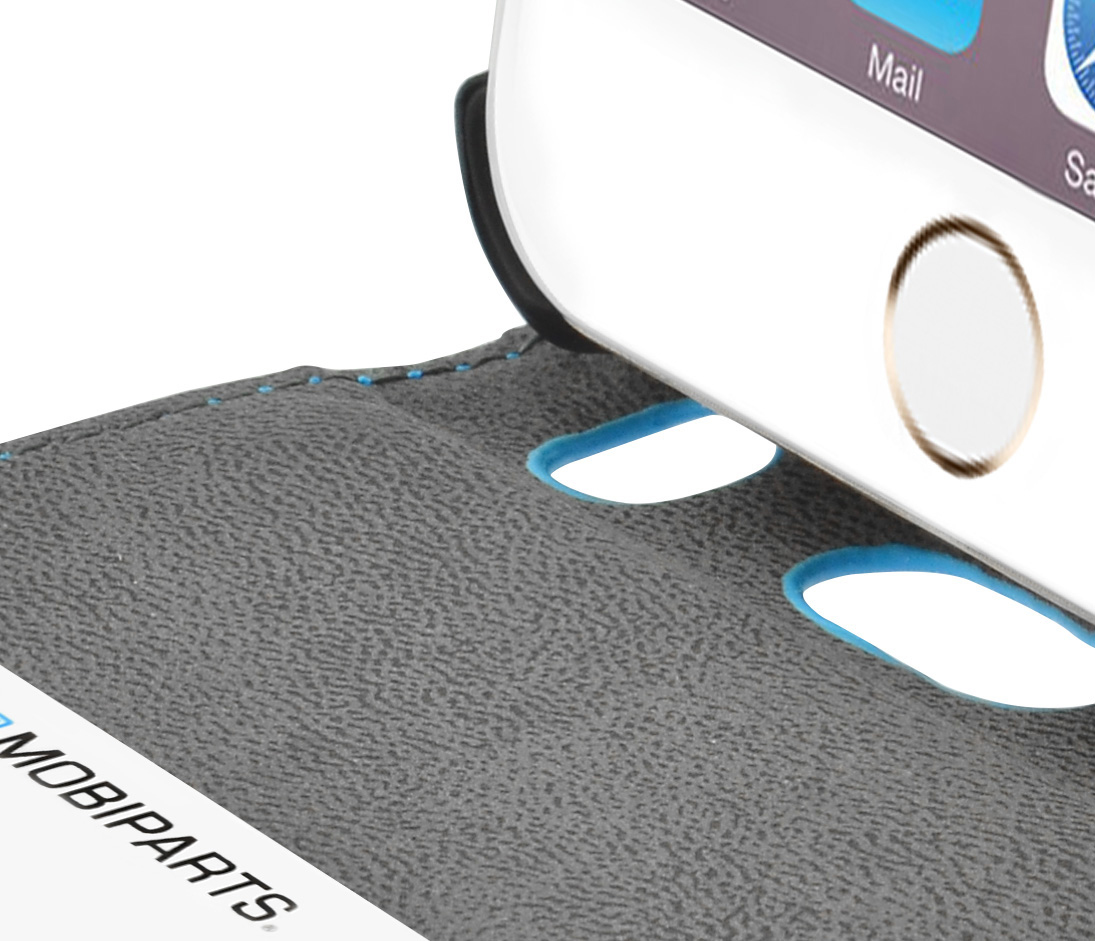 Mobiparts Premium Flip Case Apple iPhone 6, iPhone 6S Light Blue – image 5