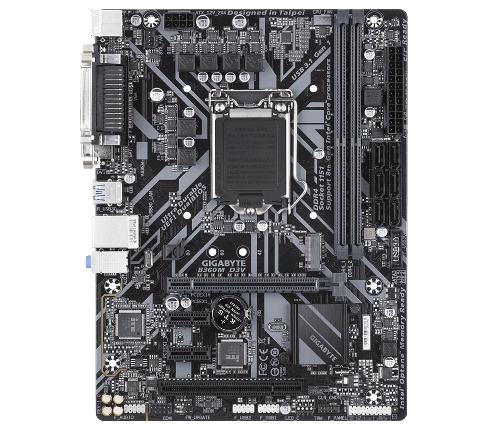 GIGABYTE B360M D3V – image 2