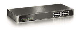 LevelOne FSW-1610TX network switch Unmanaged Black