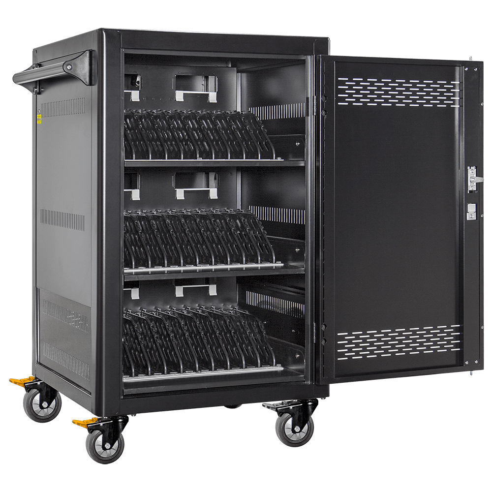 Power Technologies LITE Series AC-LITE-H65 Carrello per la gestione dei dispositivi portatili Nero
