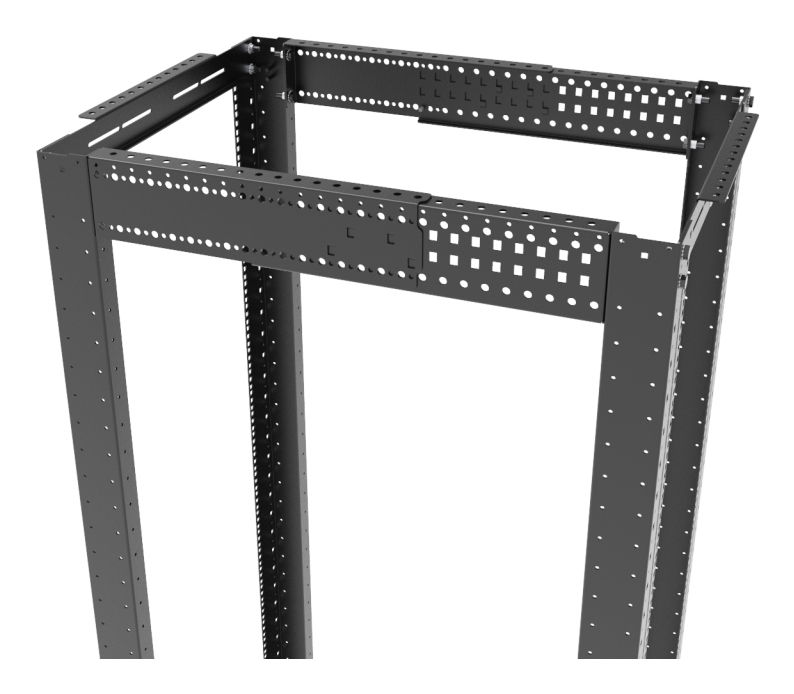 Vertiv VRX-45U2436-B-SQM6 rack cabinet 45U Freestanding rack Black – image 2