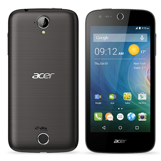 Acer Liquid Z320 11.4 cm (4.5") Single SIM 3G 1 GB 8 GB 2000 mAh Black