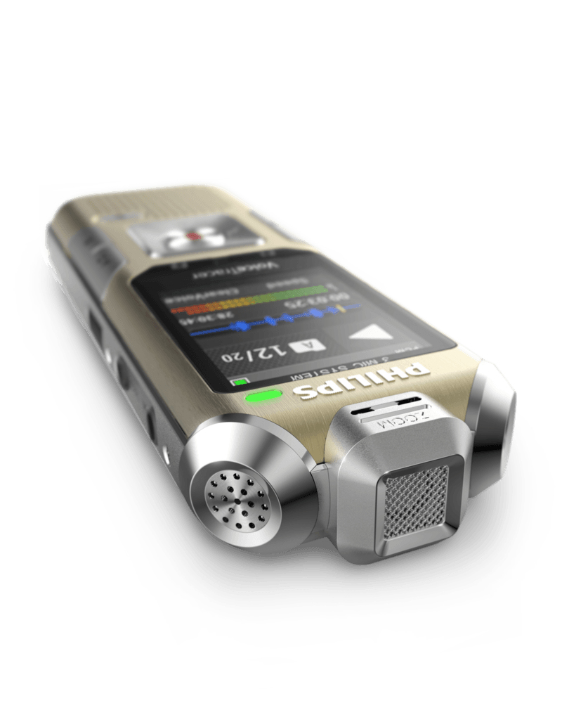 Philips Voice Tracer DVT6510 Internal memory & flash card Champagne, Silver – image 3