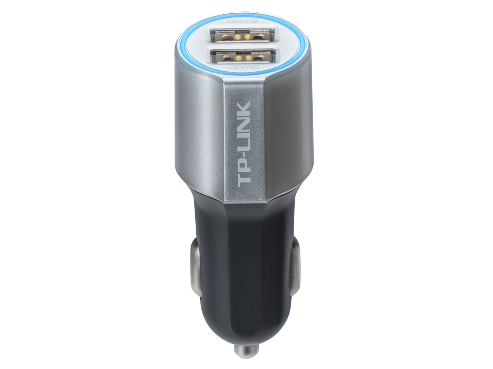 TP-Link CP220 mobile device charger Universal Black, Grey Cigar lighter Auto
