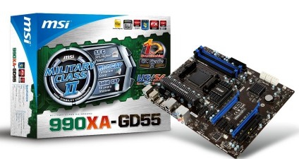 MSI 990XA-GD55 AMD 990X Socket AM3 ATX – image 1