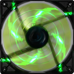 Aerocool Shark Fan Evil Green Edition 12cm – image 2