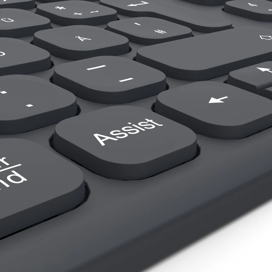 Hama WKM-300 keyboard Mouse included Office RF Wireless + Bluetooth QWERTZ German Black – image 7