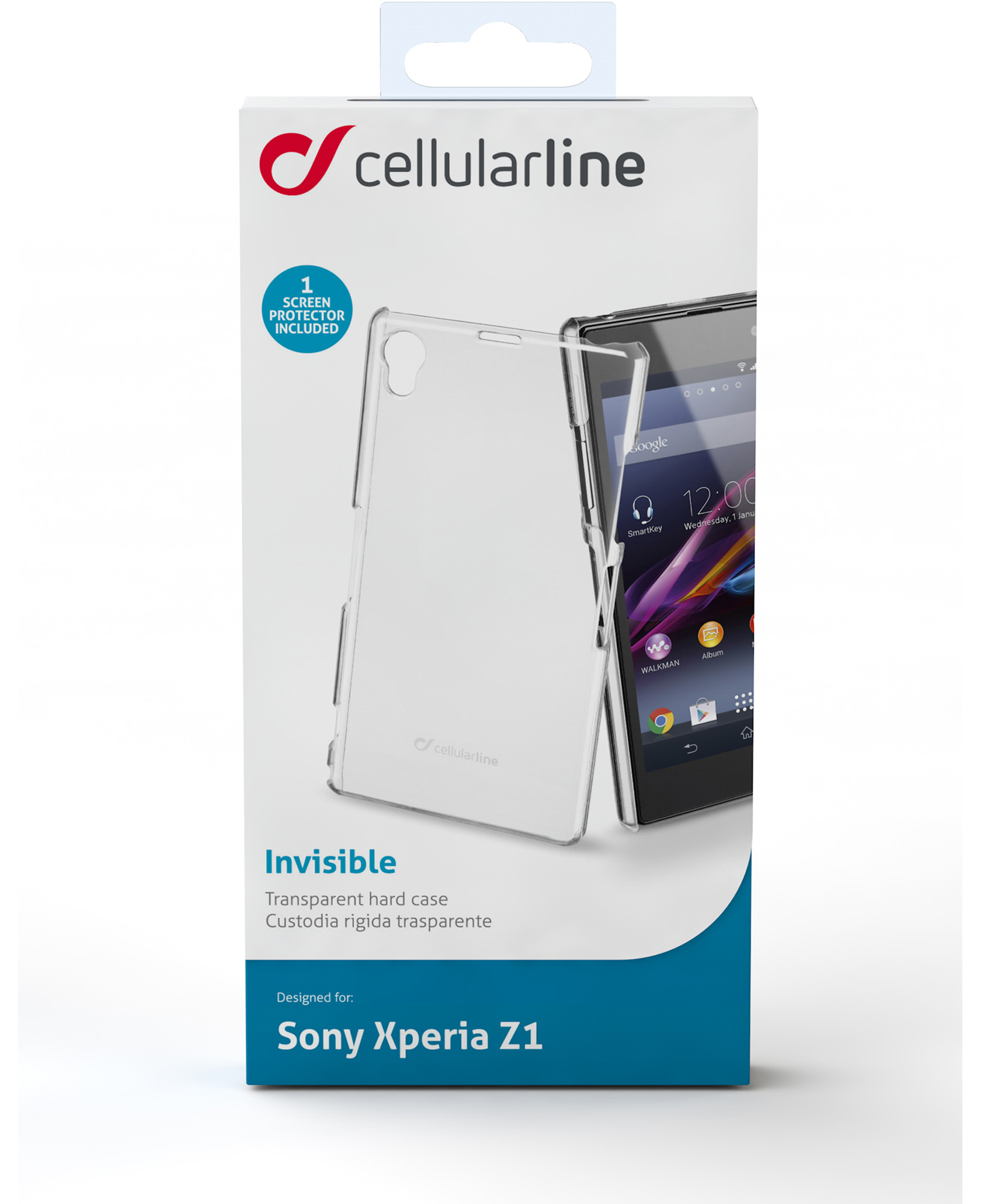 Cellularline Invisible Xperia Z1- Transparent – image 3