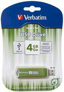 Verbatim Store 'n' Go 97647 4 GB Flash Drive - Eucalyptus Green, Metal – image 3