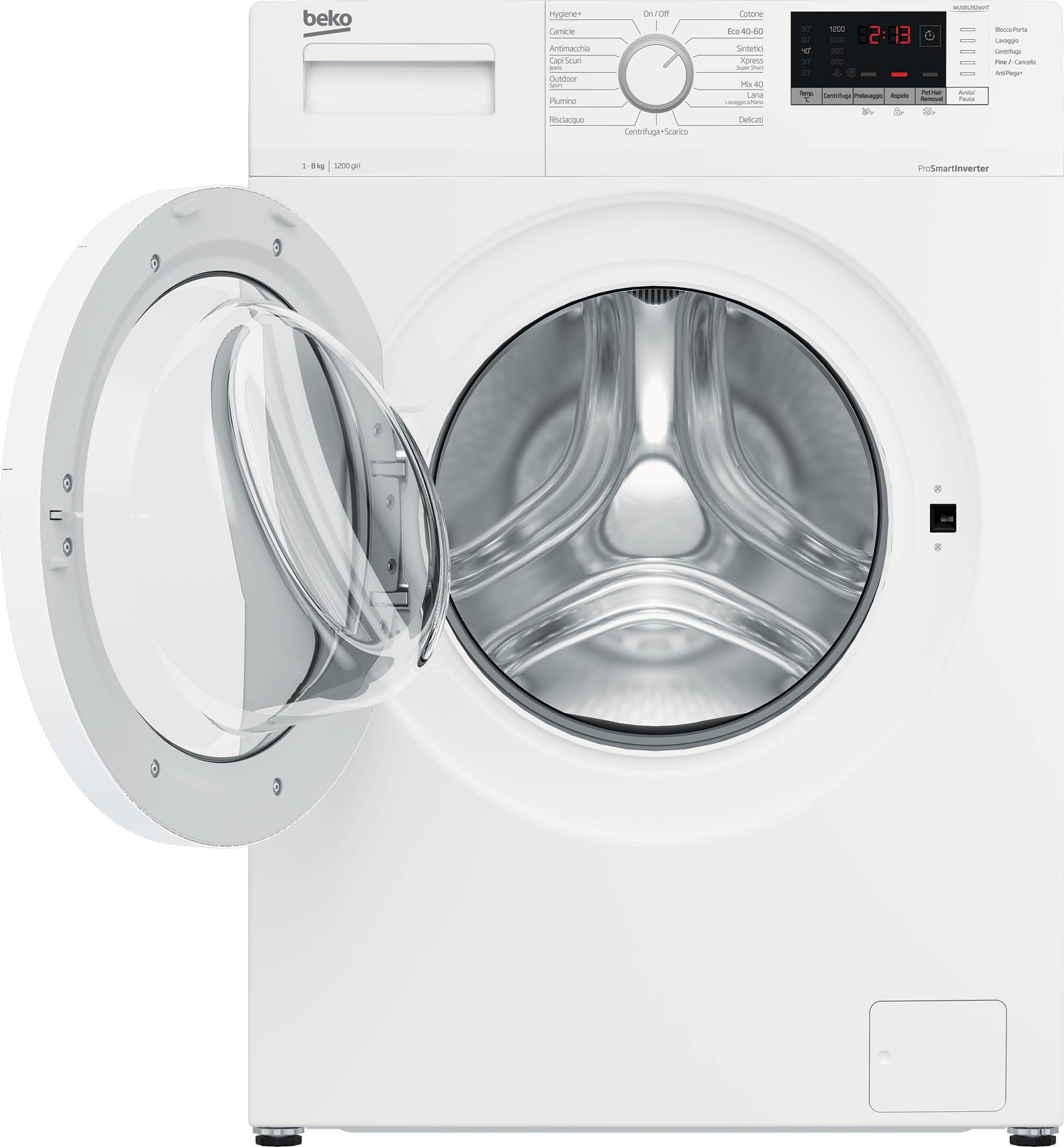 Beko WUX81282WI/IT washing machine Front-load – image 3