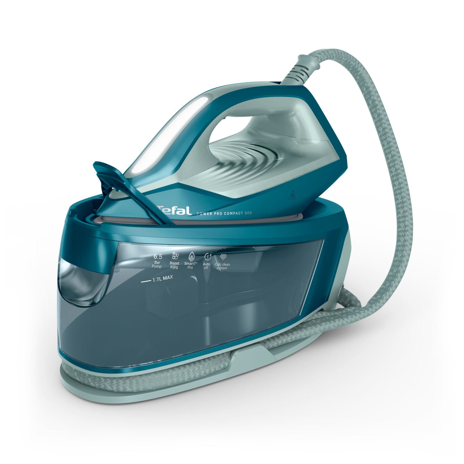 Power Pro Compact 300 Steam Generator Iron SV6220G0 - Turquoise