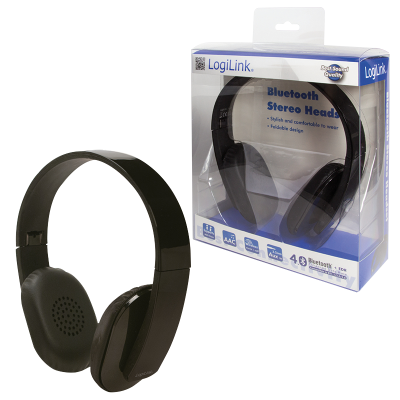 LogiLink BT0030 headphones/headset Wireless Head-band Calls/Music Bluetooth Black – image 6