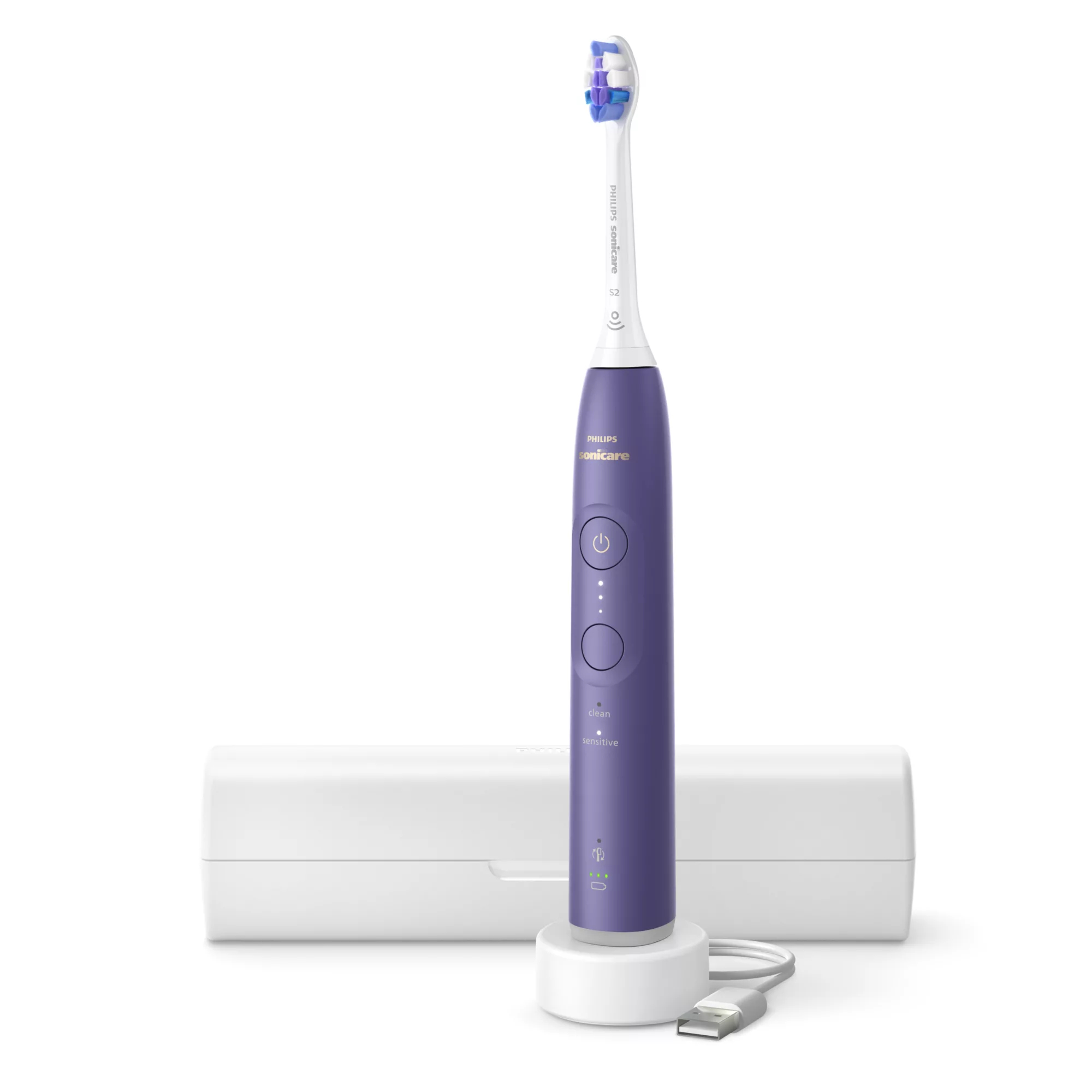 Philips Sonicare 6100 series HX7407/01 electric toothbrush Adult Sonic toothbrush Purple