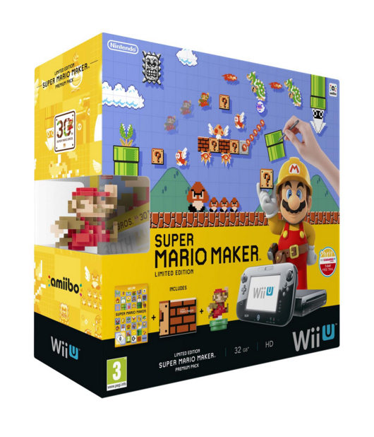 Nintendo Wii U + Super Mario Maker + amiibo – image 2
