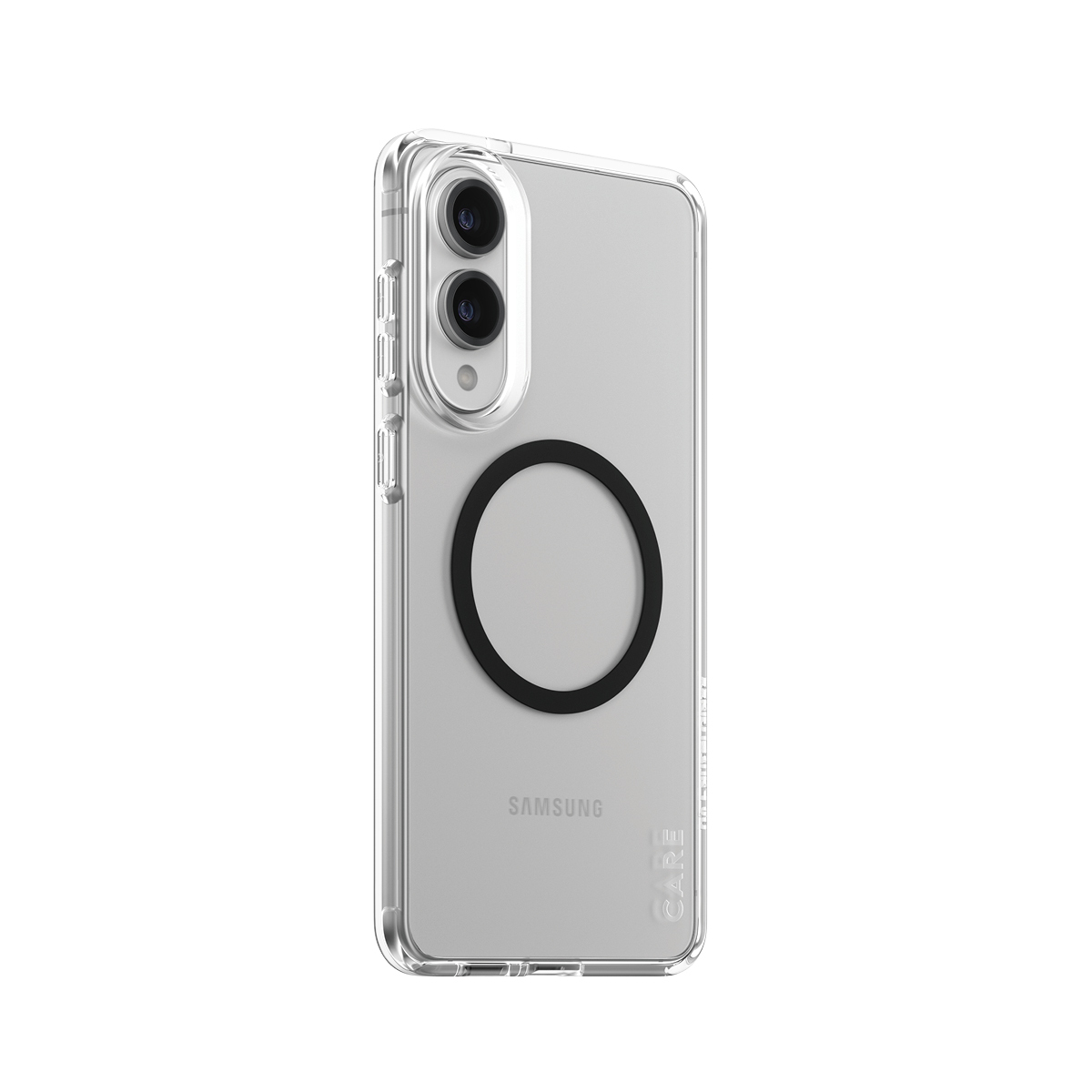 PanzerGlass CARE™ by PanzerGlass® Urban Combat Case Transparent w. Black Qi Compatible Samsung S25 Edge – image 1