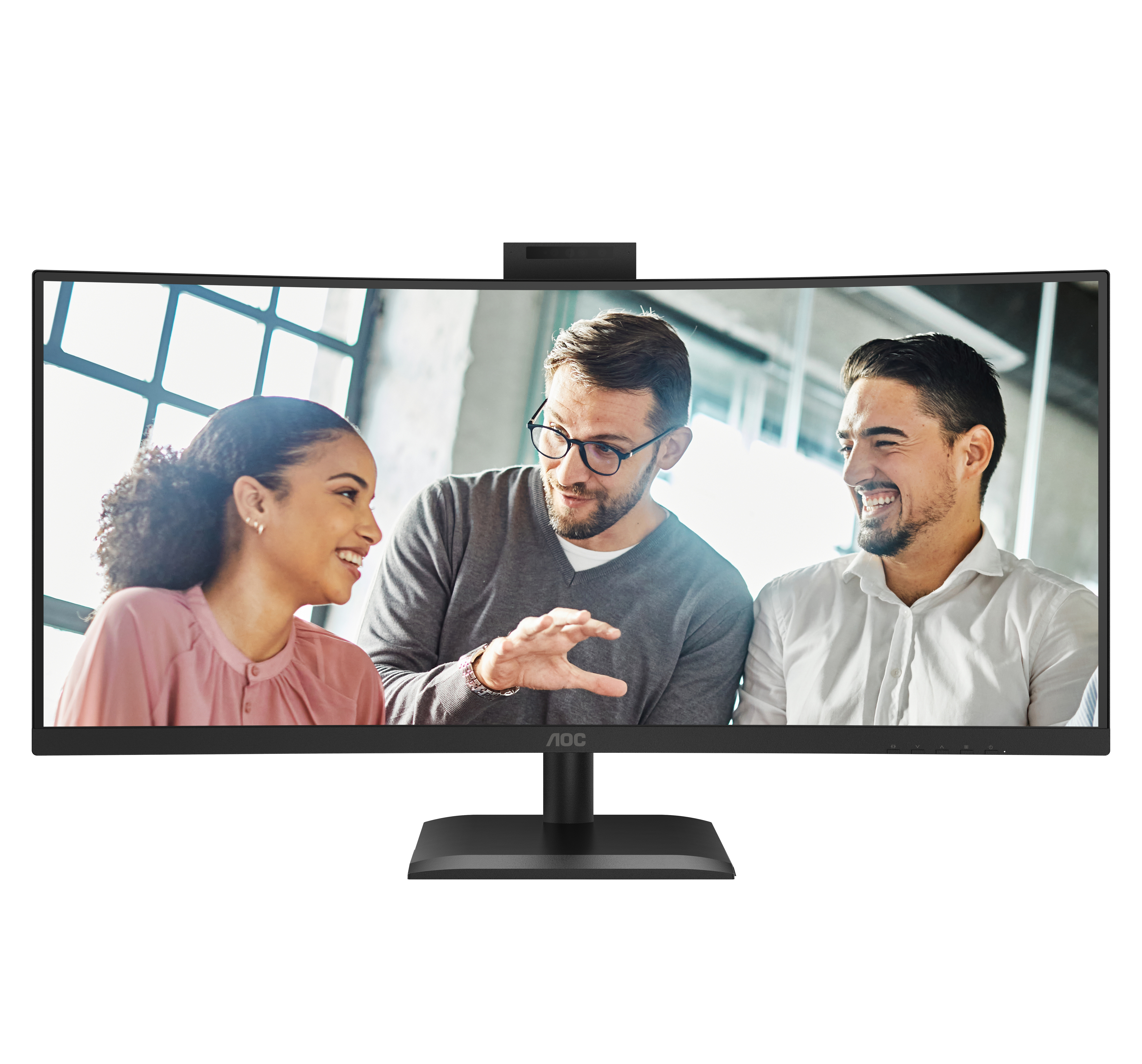AOC E4 CU34E4CW PC lamekuvar 86,4 cm (34″) 3440 x 1440 pikslit UltraWide Quad HD LED Must