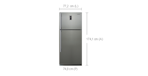 Samsung RT59QBPN Freestanding Stainless steel – image 3