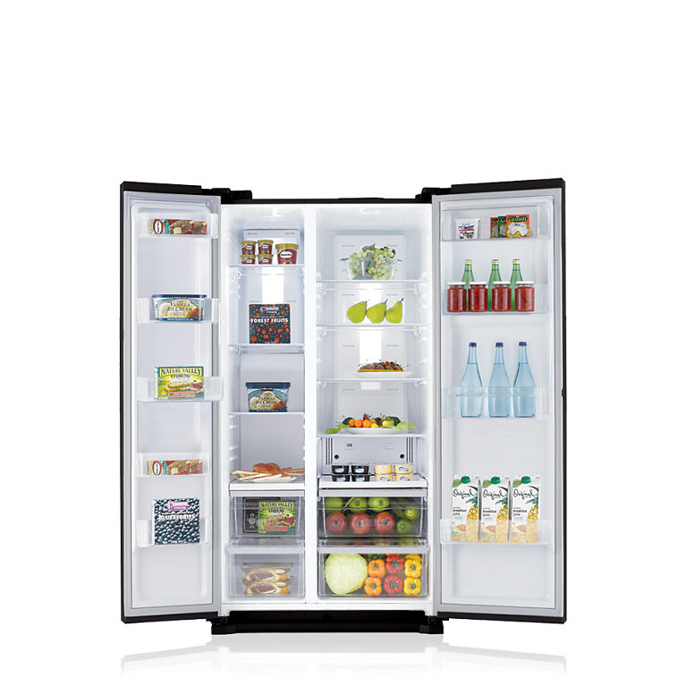 Samsung RS7527BHCBC side-by-side refrigerator Freestanding – image 2