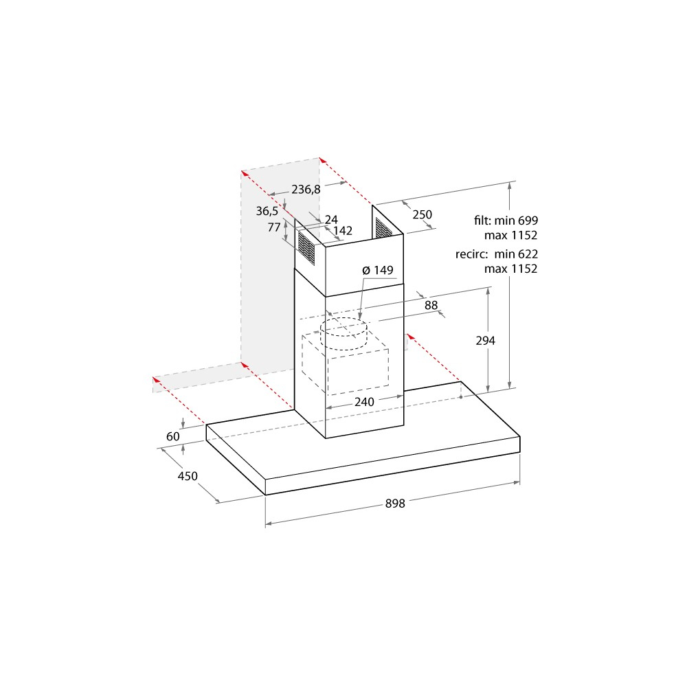 Hotpoint HHBS 9.7F LLI X – image 2