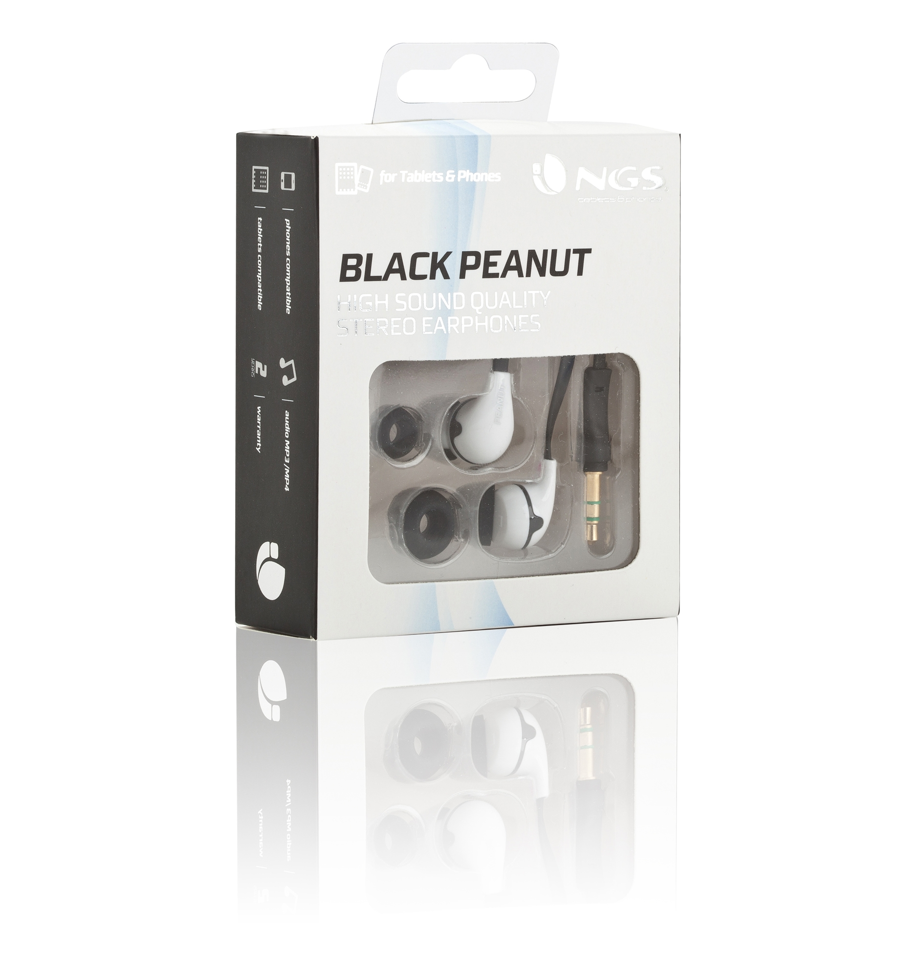 NGS Peanut Headphones Wired In-ear Black, White – image 8
