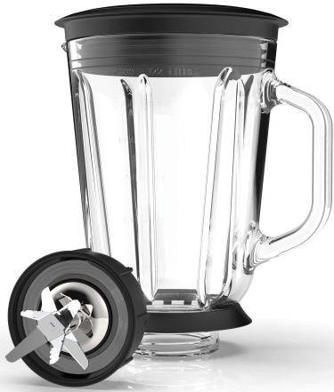 Imetec BL1000 1.5 L Tabletop blender 500 W Grey, White – image 5