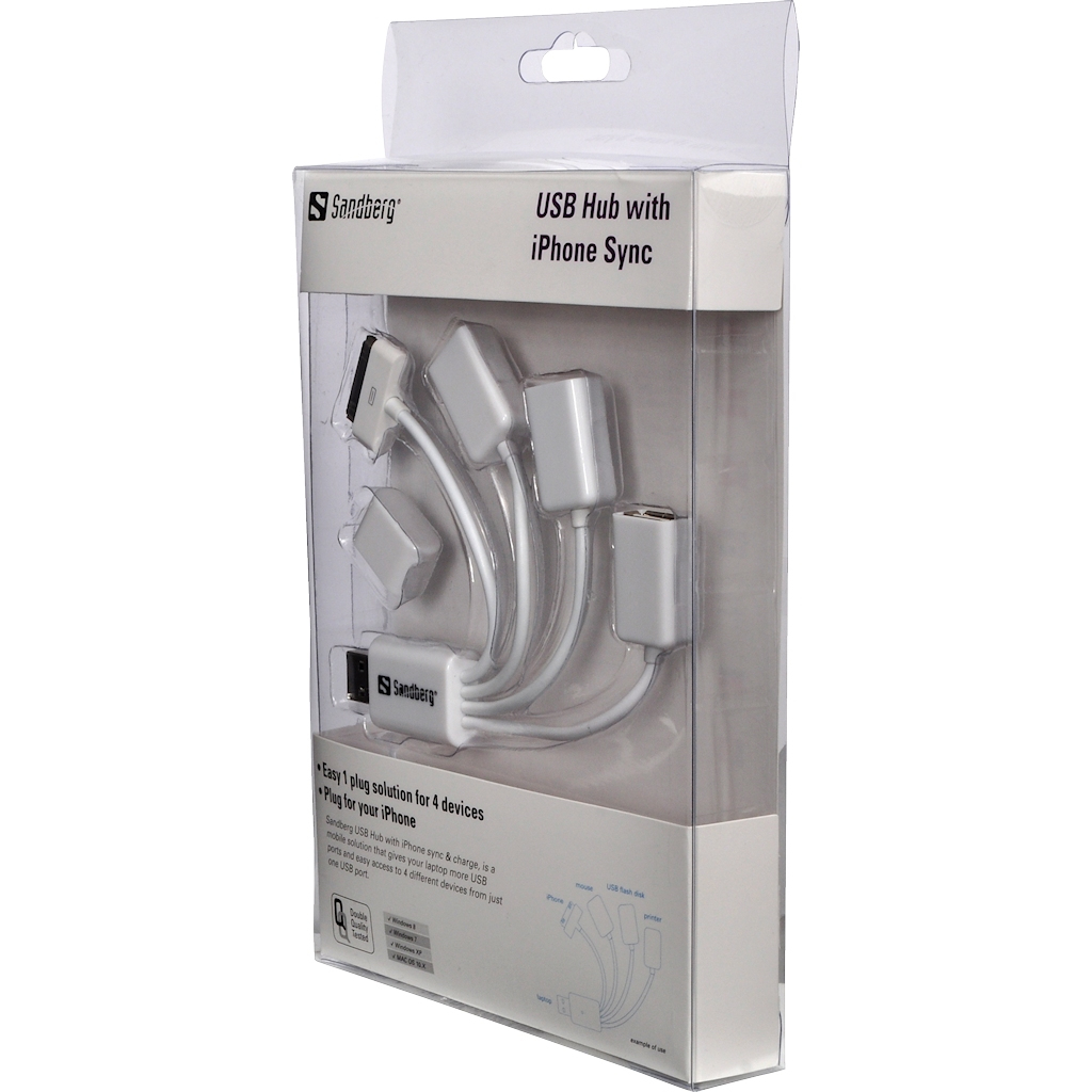 Sandberg USB Hub with iPhone Sync – image 2