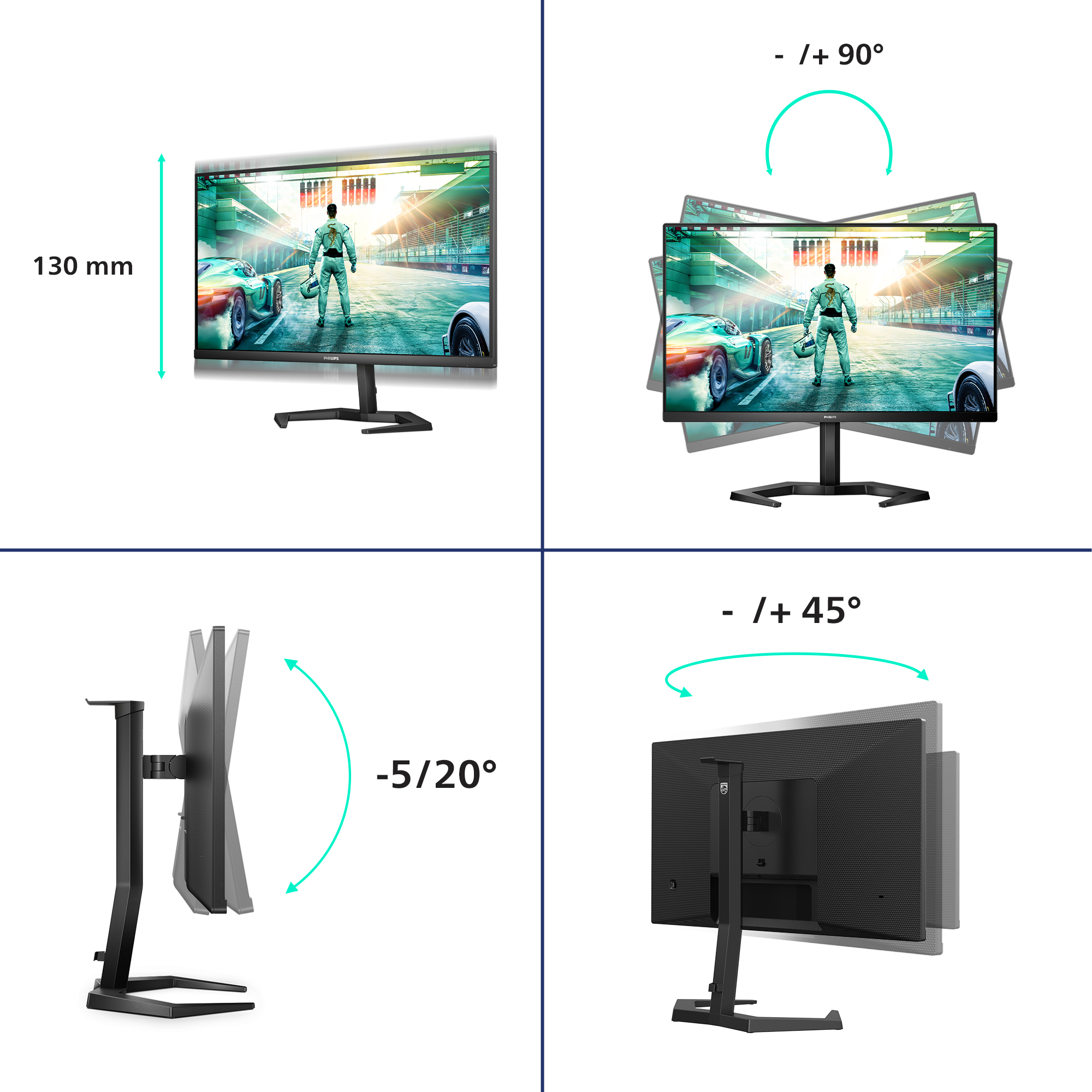 Philips Momentum 3000 24M1N3200ZA/74 computer monitor – image 4