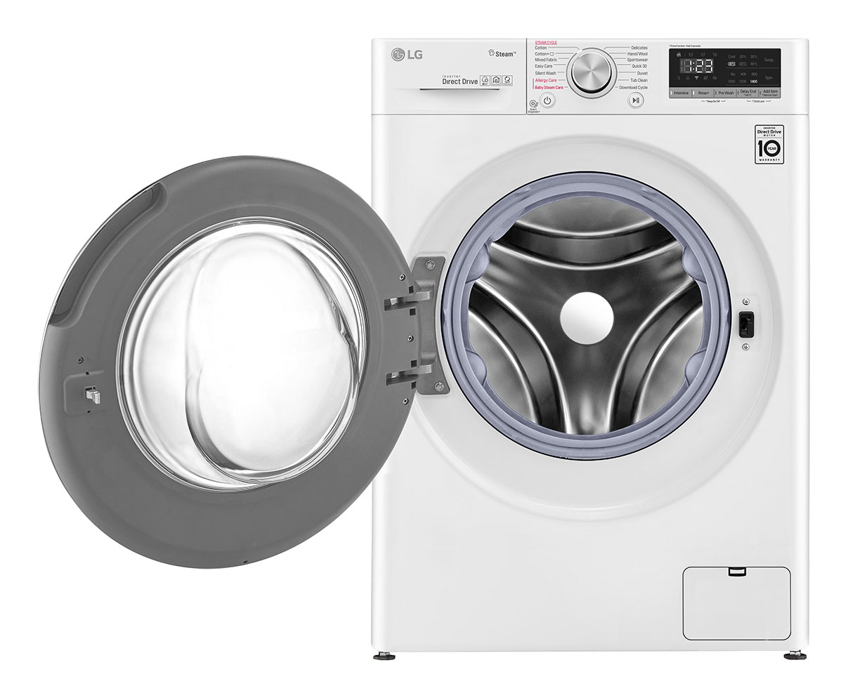 LG WSV0906WH washer dryer Freestanding Front-load White – image 2