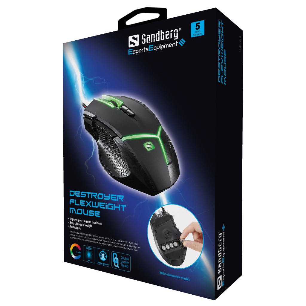 Sandberg Destroyer FlexWeight Mouse – image 3