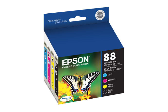 Epson T088120-BCS ink cartridge 4 pc(s) Original Black, Cyan, Magenta, Yellow