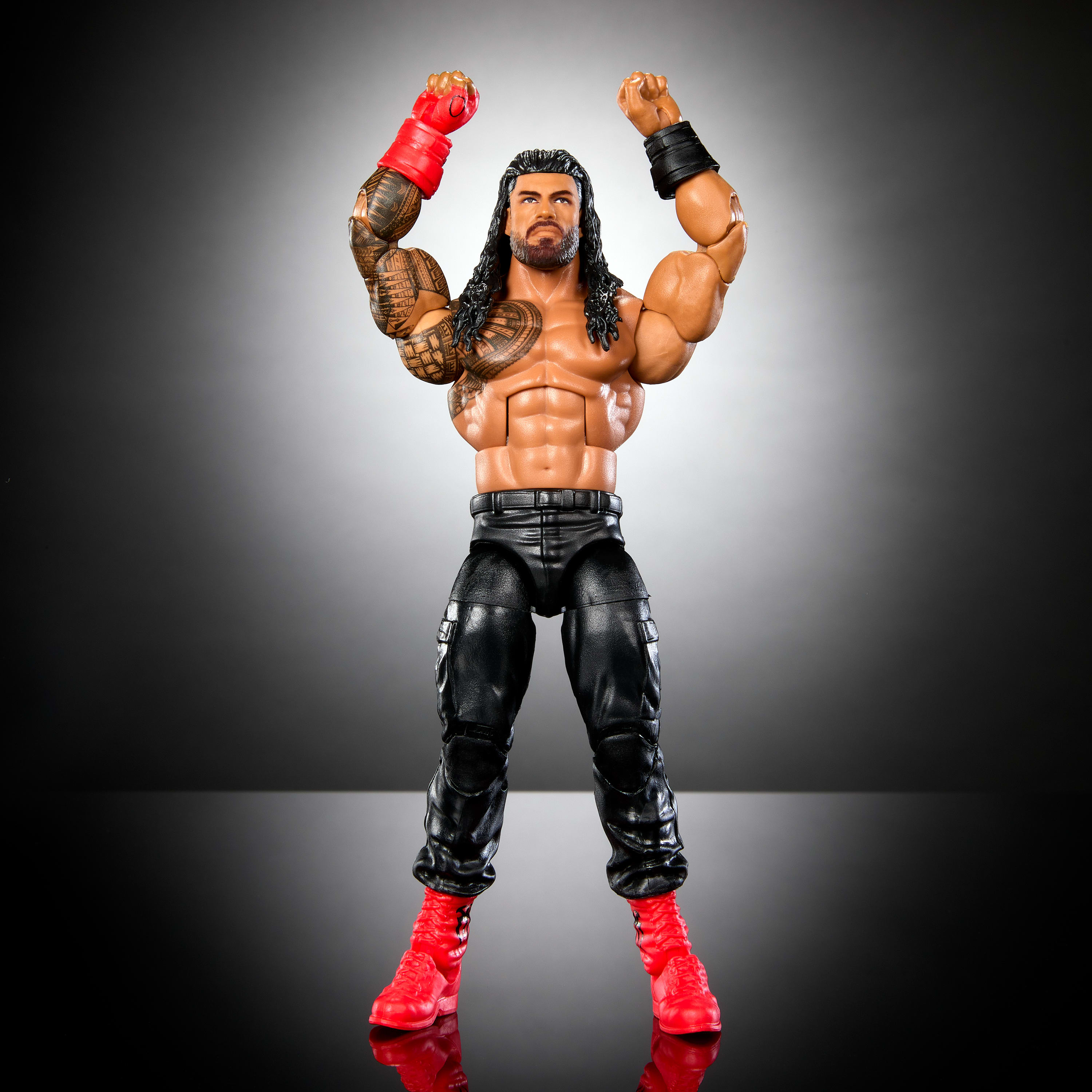 Resim Mattel JCJ38 WWE Roman Reigns Oyuncak Figür, Çok Renkli Plastik, 6 inç