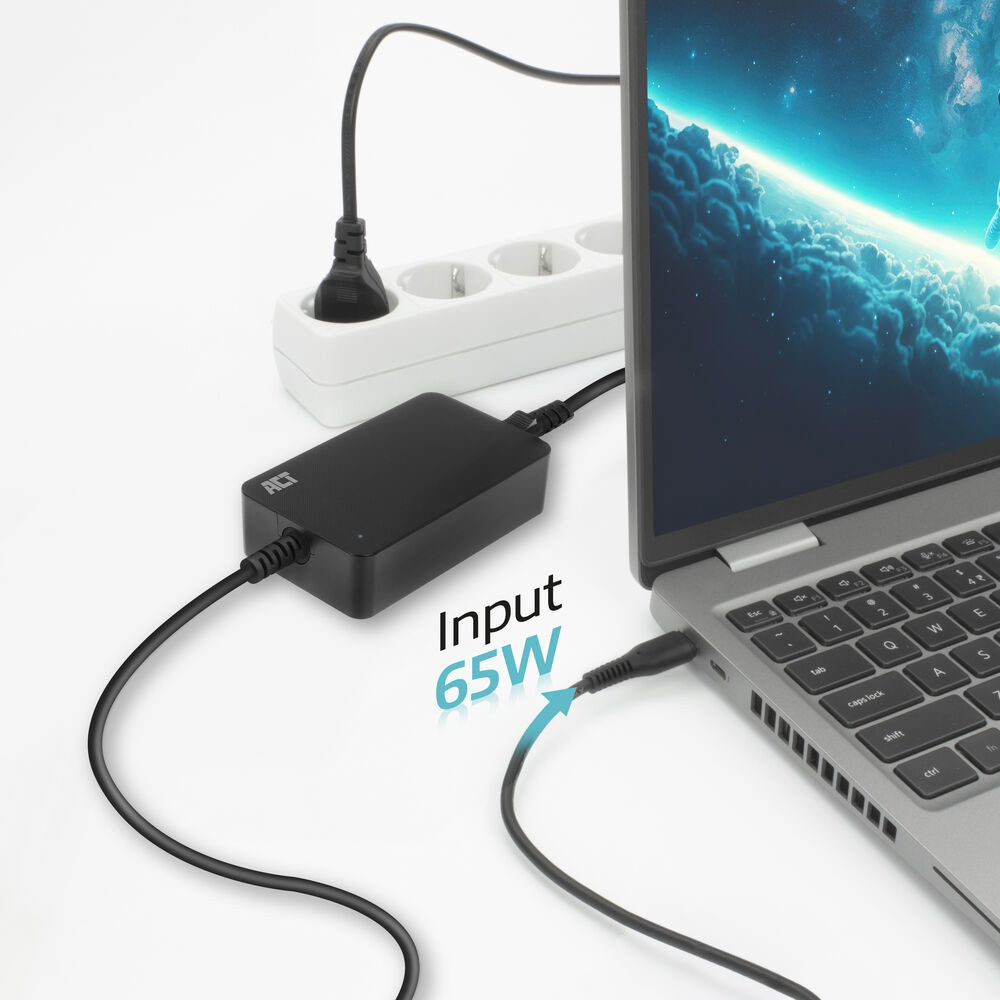 ACT USB-C laptop charger with Power Delivery profiles – image 5