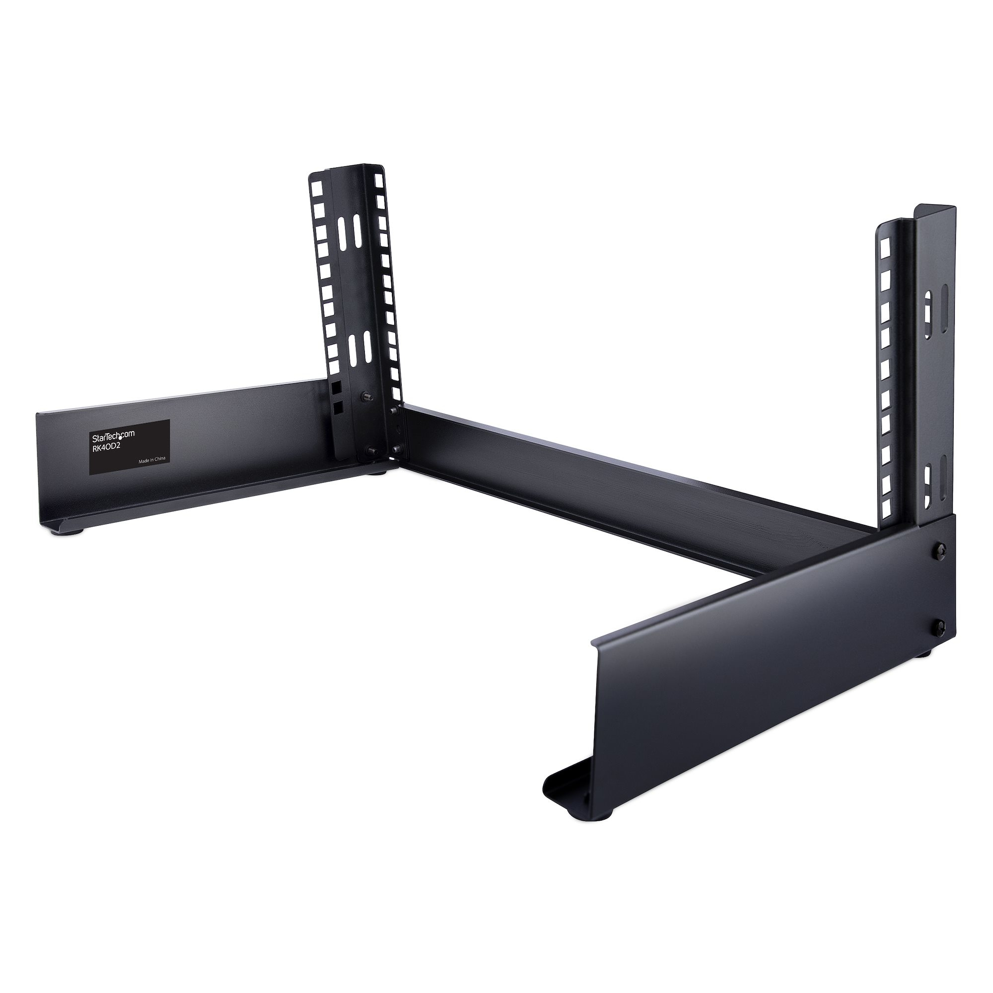 StarTech.com 4U 19" Desktop Open Frame Rack - 2 Post Free-Standing Network Rack Switch Depth for Patch Panel/Data/IT/AV/Communication/Studio/Computer Equipment – image 2