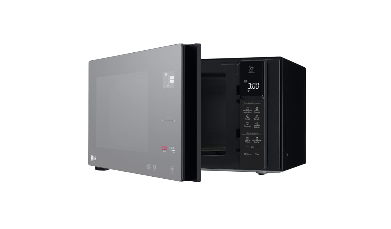 LG MS1596DIR microwave Black, Mirror Solo microwave Countertop – image 5
