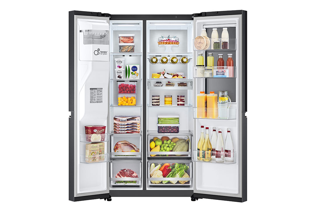 LG GC-X257CQFS side-by-side refrigerator Freestanding – image 2