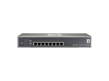 LevelOne 4 FE PoE-Plus + 4 FE Switch, 61.6W – image 3