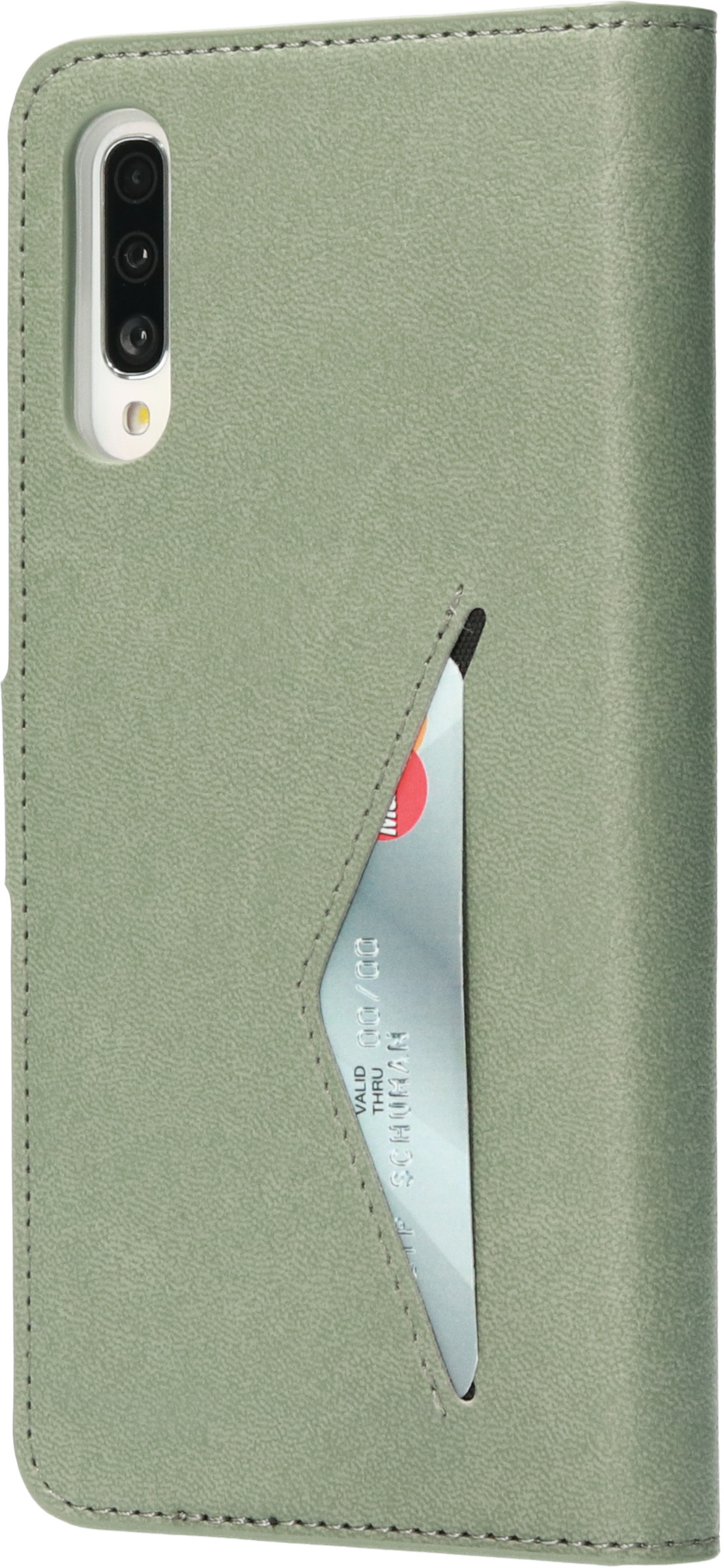 Mobiparts Classic Wallet Case Galaxy A70 Stone Green – image 4