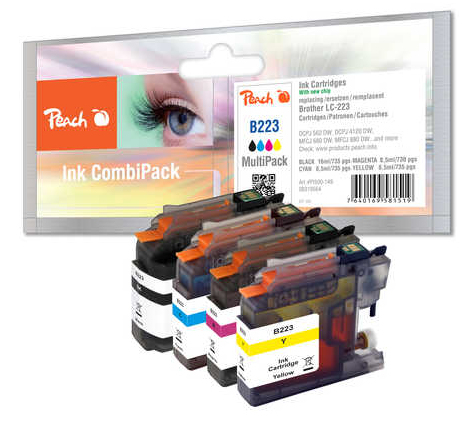 Peach 0F319564 PagePack 4 pc(s) Black, Cyan, Magenta, Yellow