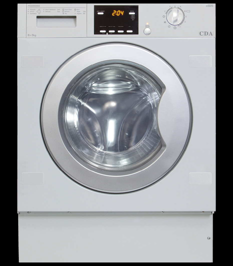 CDA ci925 washer dryer Freestanding Front-load White
