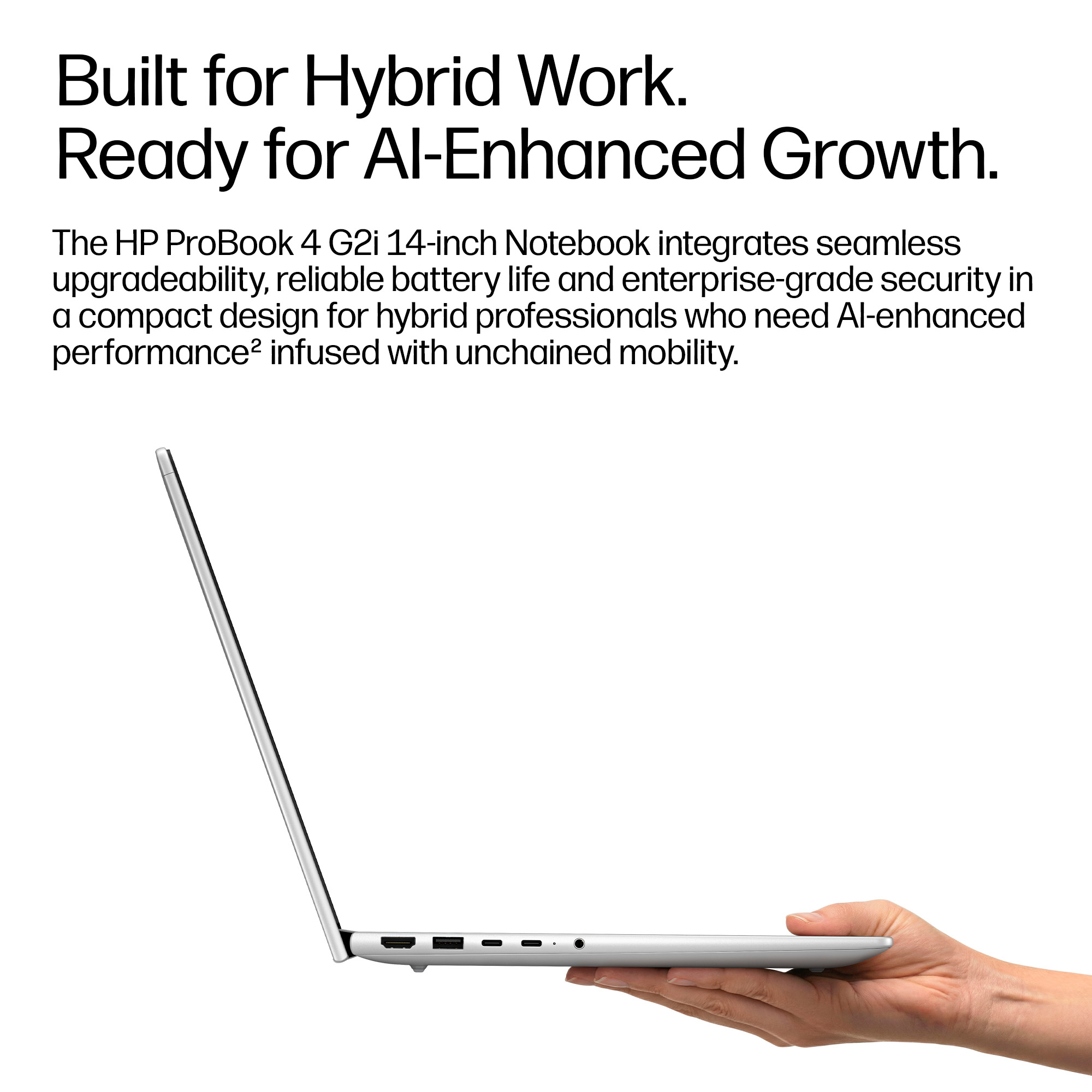 HP DY1Z5AT laptop Intel Core 3 35.6 cm (14″) WUXGA 16 GB LPDDR5x-SDRAM 512 GB SSD Wi-Fi 6E (802.11ax) Windows 11 Pro AI PC Silver image 11