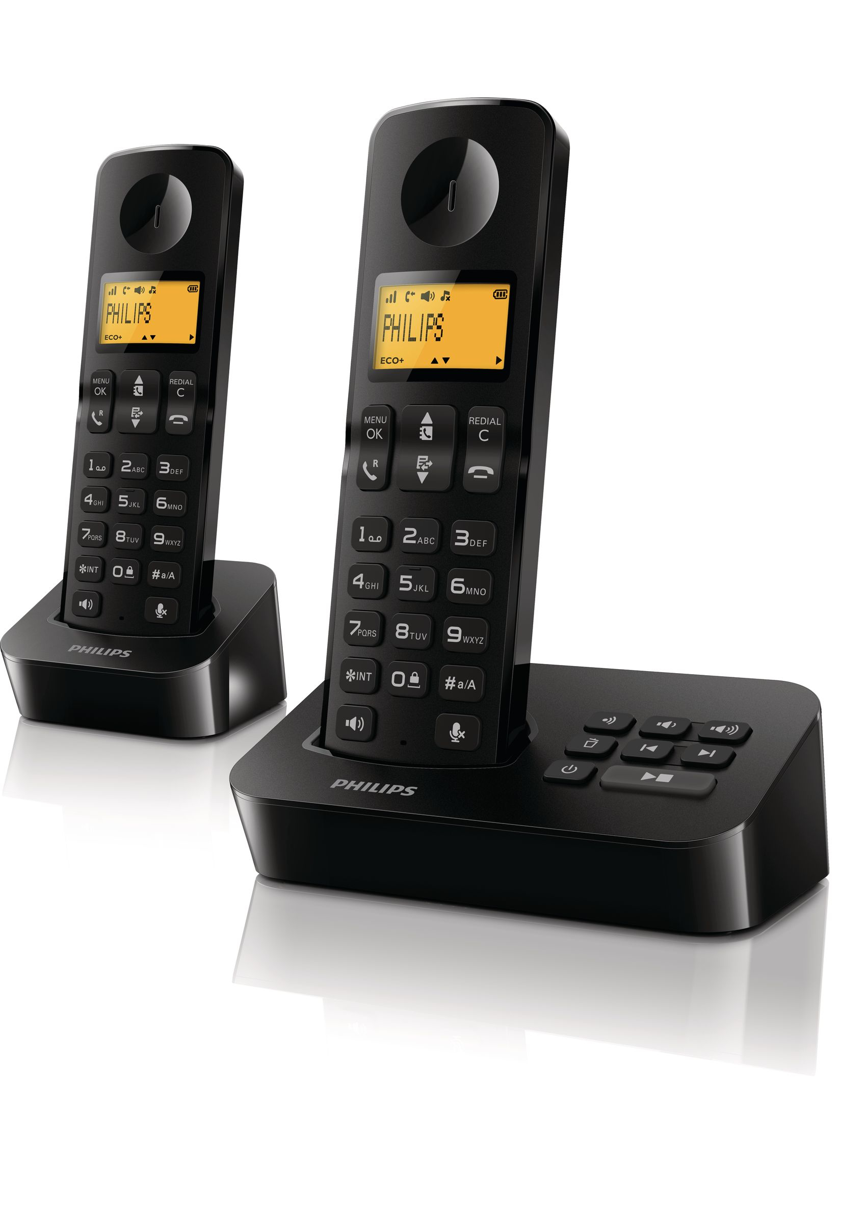 Philips D2052B/38 telephone DECT telephone Caller ID Black – image 1