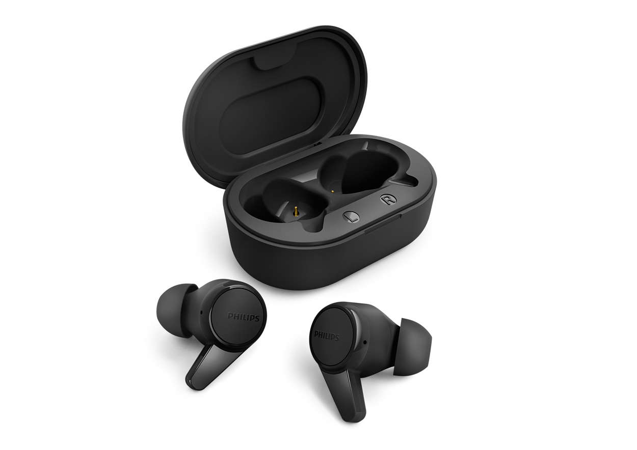 Philips 1000 series TAT1207BK/00 headphones/headset True Wireless Stereo (TWS) In-ear Calls/Music Bluetooth Black – image 1