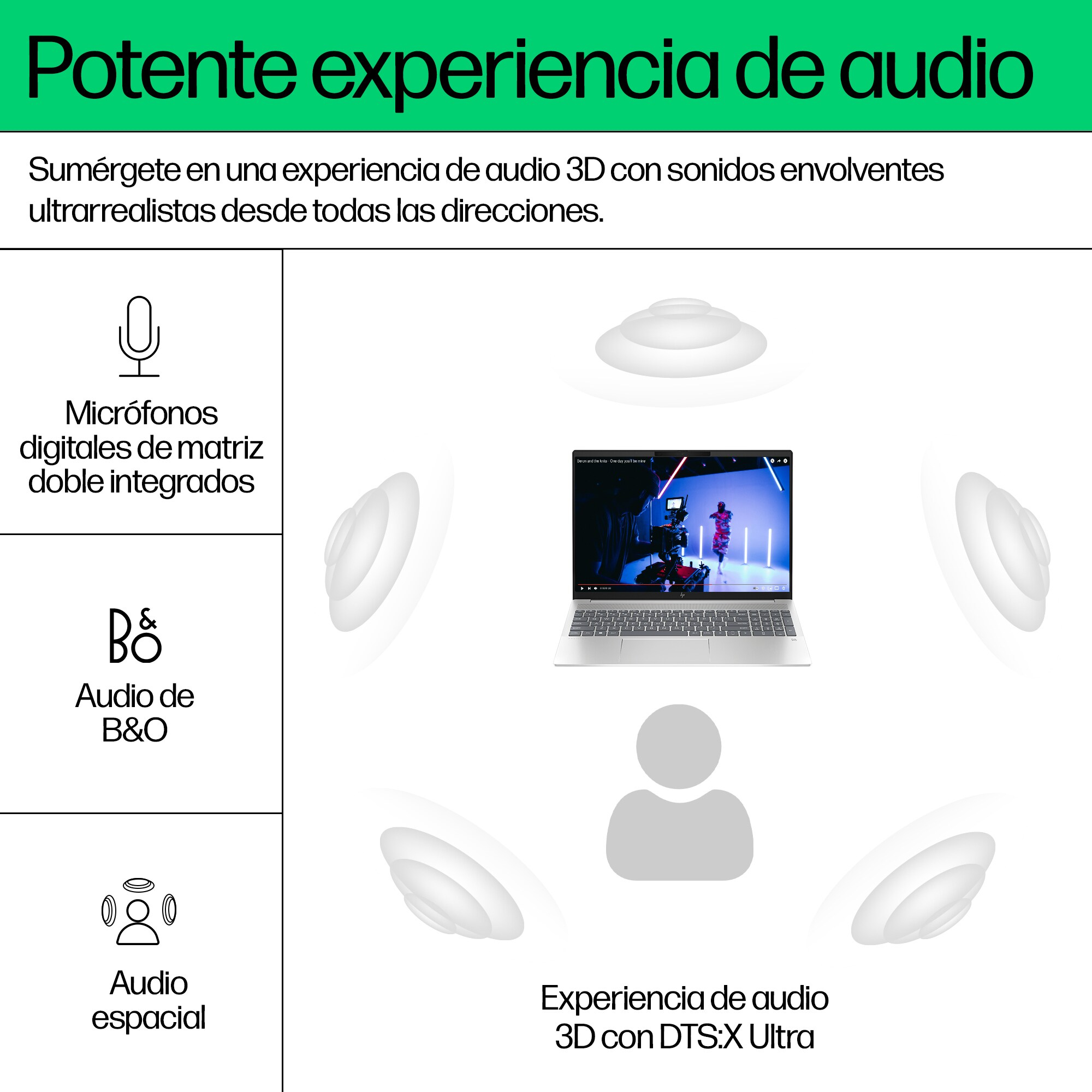 HP - Portátil HP Pavilion Plus 16-ab1000ns, Intel Core Ultra 7-155H EVO, 32GB, 1TB SSD, Nvidia GeForce RTX 4050 6GB, 16', W11. - imagen 10